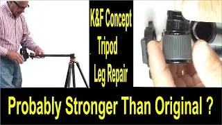 Fix K&F Concept SA254T1 Tripod Twist Lock with 2 Ton Epoxy - Easy Repair Guide