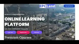 Complete online Course on Piping Engineering II Layout II Materials II Stress Analysis #PipingCourse
