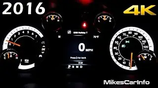 👉 RAM 1500 2016 года ночью — интерьер и экстерьер + ночная езда