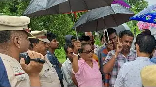 Abdul Aziz protest against Doctor at Ferrargunj PHC