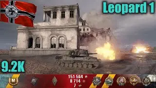World of Tanks - Leopard 1 - 9.2 K Damage - 9 Kills - Map: Berlin