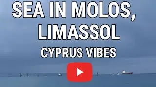 High tides in molos sea| One of the most happening places in Limassol Journey with Junaet|