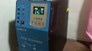 Zamdon 1Kw Solar Generator Update