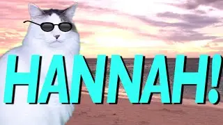 HAPPY BIRTHDAY HANNAH! - EPIC CAT Happy Birthday Song