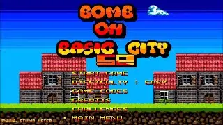 Bomb on Basic City S.E. (Sega Mega Drive / Genesis) Longplay