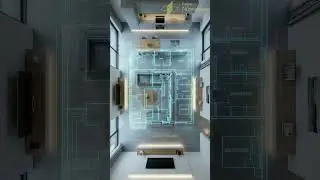 AI-Generated Robot Vacuum Cleans Invisible Mess #shorts #tech #satisfying