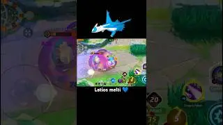 Latios Dragon pulse and luster purge 😮 Pokemon Unite #shorts