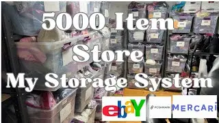 My Inventory Storage & Management | 5K Item Store Ebay Poshmark Mercari