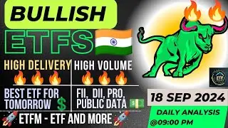 Top Bullish ETFs with High Delivery, High Volume & High Value | ETFM Analysis | No Loss ETF Trading