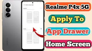 Realme P4x 5g App Drawer Setting Kaise On Kare // How To App Drawer Setting On Realme P4x 5g