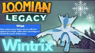 WINTRIX is a Frosty SWEEPER! Roblox - Loomian Legacy PvP