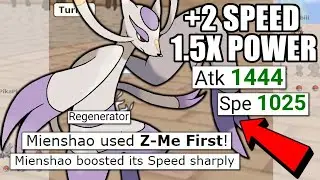 Z-ME FIRST MIENSHAO IS BROKEN! POKEMON SCARLET AND VIOLET | POKEMON SHOWDOWN