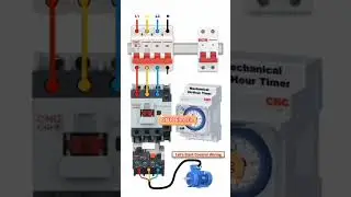 CNC Three Phase(MCB) Dol Starter Power with Timer Switch