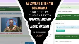 TUTORIAL LENGKAP! Cara Ikut Asesmen Literasi Dasar Beragama Guru PAI SD di SIAGA PENDIS 2025