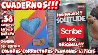 CUADERNOS SCRIBE ORIGINALES  &Eacute;STE SI ES EL MEJOR PRECIO DEL CENTRO HASTA MAM&Aacute; LUCHA TIEMBLA X BARATO
