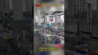 Robotic packer for diaper product #winwinpack #robot #robotic #robotpacker #casepacker #shorts
