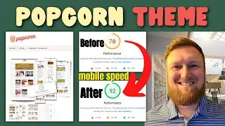 Popcorn Theme Review: Popcorn Wordpress Theme 2 Speed Test