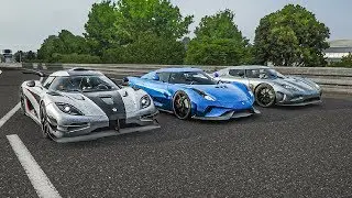 Forza 7 Drag Race | Koenigsegg One:1 VS Koenigsegg Regera VS Koenigsegg Agera!!!
