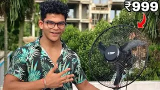 The best budget price (Flipkart smart buy) stand fan under ₹999 full installation video 