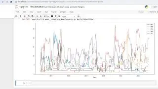 Lineplot with seaborn and python. Simple visualization