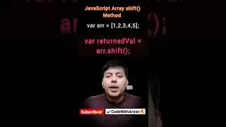 JavaScript Interview Questions | array shift() Method In JavaScript #shorts #javascript #shortsvideo