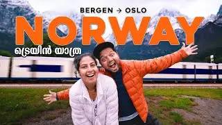 VLOG #154 : NORWAY ഗ്രാമങ്ങളിലൂടെ ഒരു ട്രെയിൻ യാത്ര! BERGEN TO OSLO TRAIN RIDE | NORWAY MALAYALAM