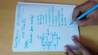 Astable multivibrator using 555 timer
