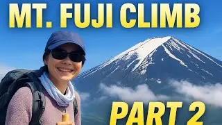 Mount Fuji Climb Part 2 | Age 51 Climbing from 6th to 7th Station