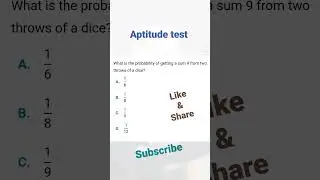 Aptitude test