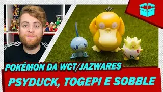 PSYDUCK, TOGEPI E SOBBLE | POK&Eacute;MON | WCT/ JAZWARES | SUNNY BRINQUEDOS | #ESFERATOY