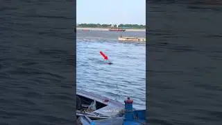 Crocodile 🐊 in Ganga Ghat #varanasighats #flood #viralvideo