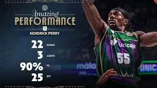 Kendrick Perry (22 PTS) | Player Highlights | UNI v OOST | #BasketballCL 2025-26