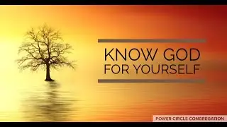 Greetings from the DEEP! - Rev. Dr. Joseph E. Hill (A PCC Lesson/Sermon)