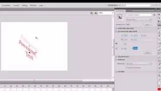 Flash Professional CS4 Basics Tutorial(25 3D Rotation Tool and 3D Translation Tool)