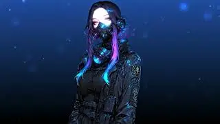 Wallpaper 4k live: Anime Girl Toxic Mask Live Wallpaper