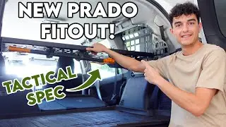 THE BEST PRADO REAR SETUP?! // Tactical Spec Fitout // 2022 Toyota Landcruiser Prado 150 GXL (GX460)