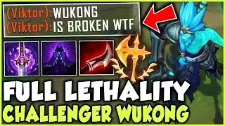 THIS FULL LETHALITY WUKONG BUILD IS INSANE | EUW Unranked to Challenger #3 - League of Legends