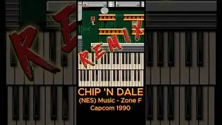 Chip 'n Dale (NES) Music remix 8 bit - Zone F #nes #famicom #chipndale #retrogaming #shorts