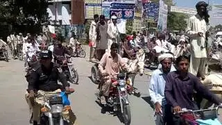 PAKISTAN KILN LABOUR UNION PROTEST IN LAYYAH DHARNA 23 04 2016 BHATTA MAZDOOR COLLAGE ROAD LAYYAH