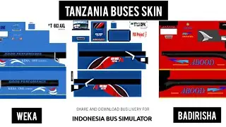 JINSI YA KUWEKA SKIN ZA MABASI YA TANZANIA KWENYE GAME LA BUS SIMULATOR INDONESIA (TZ TRAFFIC GAME)