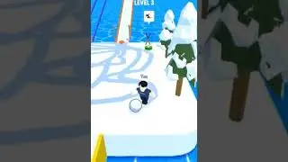 Snow Ball Racing Multiplayer: I Rolled a Mega Ball 😱 #shorts #games