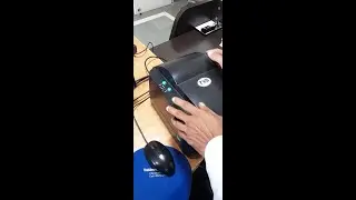 How to reset TVS Barcode Printer