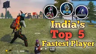 Free Fire Top 5 fastest player in Indian server || 🇧🇩🇮🇳🇳🇵|| Garena International || Hunter Rabbi