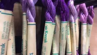 Flosstube #37 inspiration: Start with silk floss for your next sampler