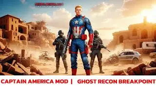 GHOST RECON BREAKPOINT | Captain America Stealth Suit Gameplay | Epic Cinematic Mod Mission! 🇺🇸🔥