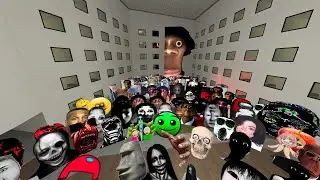 Too Much All Nextbots Chasing in Liminal Hotel Gmod 