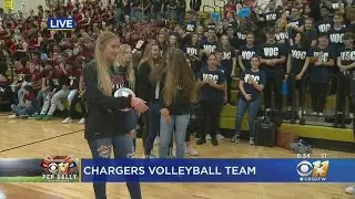 CBS 11 Pep Rally: Central High School Volleyball