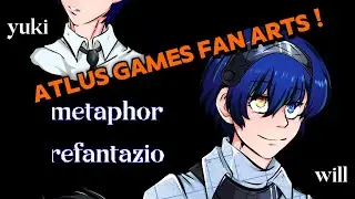 Рисование персонажей игр Atlus &mdash; фанарт!