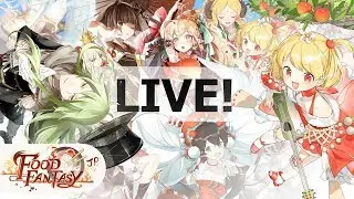 Playing Food Fantasy [JP] Live! PULLING FOR APPLE PIE AND GREEN CURRY!!