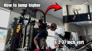 Leg Day Vlog | 3 exercises that will make u jump higher (plyometrics and weights)